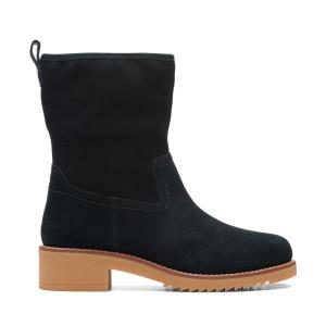 Botas Casual Clarks Eden Medio Hi Feminino Pretas | CLK356GMO