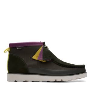 Botas Casual Clarks Wallabee 2.0 GORE-TEX Masculino Pretas Verde Oliva | CLK903MXC