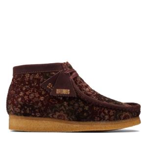 Botas Casual Clarks Wallabee Boot Masculino Bordeaux | CLK132VLI