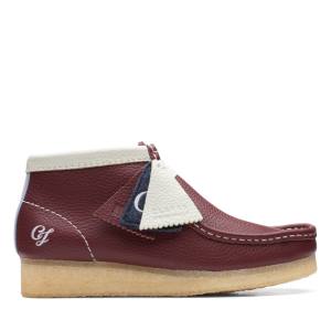 Botas Casual Clarks Wallabee Feminino Vermelhas | CLK946UKL