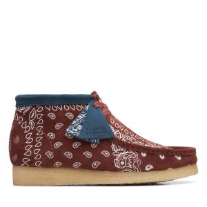 Botas Casual Clarks Wallabee Masculino Brick | CLK634KTS