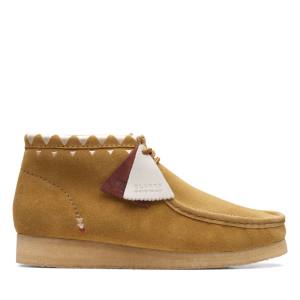 Botas Casual Clarks Wallabee Masculino Caqui | CLK904SXZ