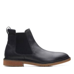 Botas Chelsea Clarks Clarkdale Hall Masculino Pretas | CLK395BZT