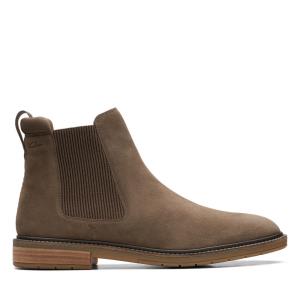 Botas Chelsea Clarks Clarkdale Hall Masculino Cinzentas | CLK536DZC