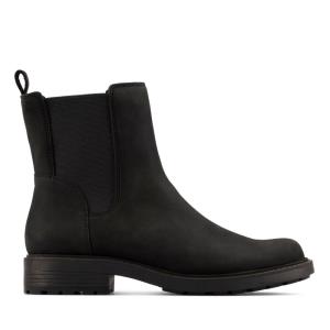 Botas Chelsea Clarks Orinoco 2 Top Feminino Pretas | CLK465UMS