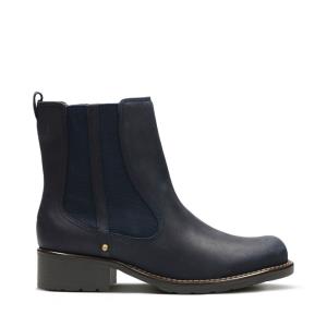 Botas Chelsea Clarks Orinoco Club Feminino Azul Marinho | CLK128JRV