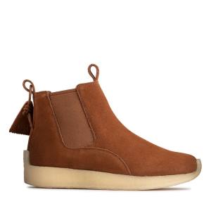 Botas Chelsea Clarks Radlett Masculino Marrom Escuro | CLK628CLZ