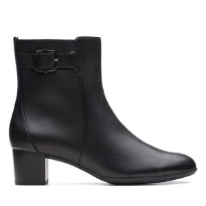 Botas Salto Alto Clarks Linnae Up Feminino Pretas | CLK142SHQ