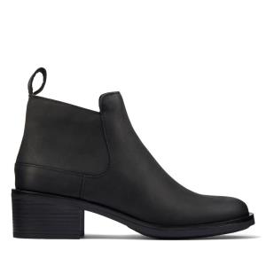 Botas Salto Alto Clarks Memi Zip Feminino Pretas | CLK250TDS