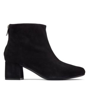 Botas Salto Alto Clarks Sheer55 Zip Feminino Pretas | CLK197BKC