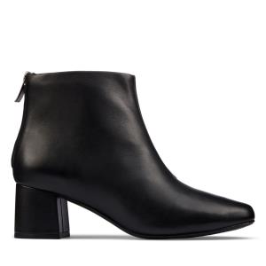 Botas Salto Alto Clarks Sheer55 Zip Feminino Pretas | CLK620CYE