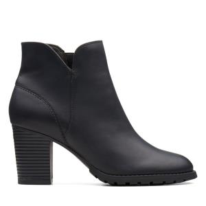 Botas Salto Alto Clarks Verona Trish Feminino Pretas | CLK102MKC