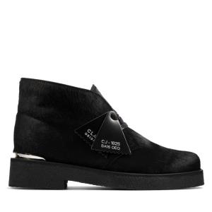 Botas do Deserto Clarks Desert Boot 221 Feminino Pretas | CLK841PTS