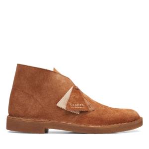 Botas do Deserto Clarks Desert Boot Classicos Masculino Ginger Hairy Sde | CLK178FWD