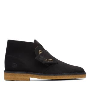 Botas do Deserto Clarks Desert Boot Classicos Masculino Pretas | CLK564ALF