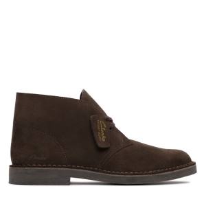 Botas do Deserto Clarks Desert Boot Classicos Evo Masculino Marrom Escuro | CLK642ATW