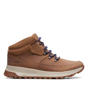 Botins Clarks ATL Trek Medio Masculino Marrom | CLK764JRF