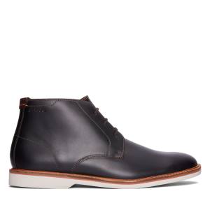 Botins Clarks Atticus LT Medio Masculino Marrom Escuro | CLK295PJK