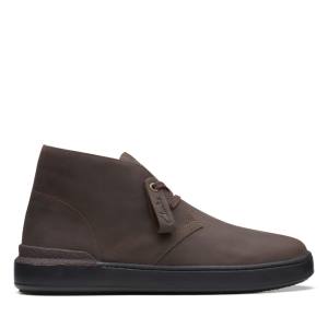 Botins Clarks Court Lite Desert Masculino Marrom Escuro | CLK324ZNW