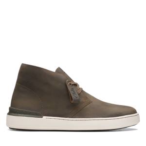 Botins Clarks Court Lite Desert Masculino Verde Oliva | CLK598GSB