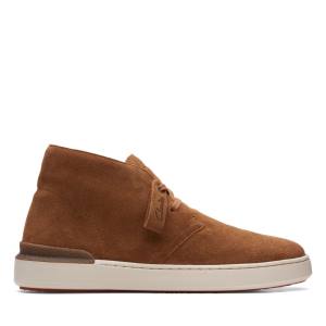 Botins Clarks Court Lite Desert Masculino Marrom | CLK739VWY