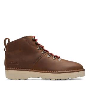 Botins Clarks Craftdale Hike Masculino Marrom | CLK652ZKM