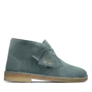 Botins Clarks Desert Boot Feminino Azuis | CLK169OFE