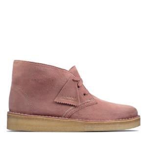 Botins Clarks Desert Coal Feminino Rosa | CLK274CRG