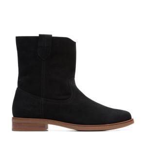 Botins Clarks Memi Medio Feminino Pretas | CLK231MFL