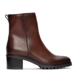 Botins Clarks Meraleigh Zip Feminino Marrom Escuro | CLK610TNF