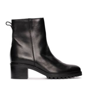 Botins Clarks Meraleigh Zip Feminino Pretas | CLK752SRY