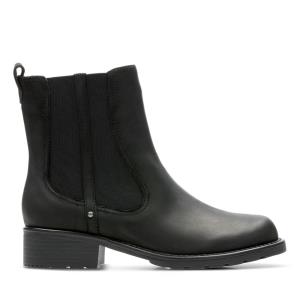 Botins Clarks Orinoco Club Feminino Pretas | CLK815XVD