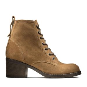 Botins Clarks Thornby Renda Feminino Marrom | CLK698WFP