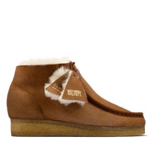 Botins Clarks Wallabee Boot Feminino Marrom | CLK270ZKA