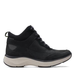 Botins Clarks Wave 2.0 Medio. Feminino Pretas | CLK952FBN