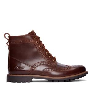 Botins Clarks Westcombe Limit Masculino Marrom | CLK372MLT