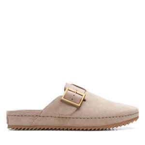 Chinelos Clarks Brookleigh Mule Feminino Bege | CLK714WXT