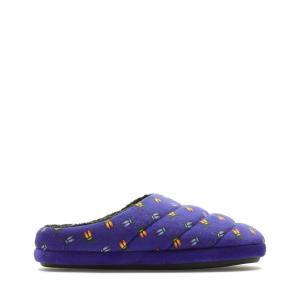 Chinelos Clarks Fluffy Warm Kid Menino Azul Marinho | CLK895SKF