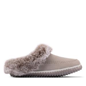 Chinelos Clarks Home 2 Soft Feminino Cinzentas | CLK176QBA