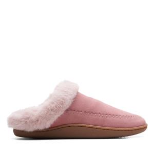 Chinelos Clarks Pilton Home Feminino Rosa | CLK562FJH