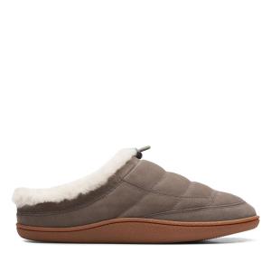 Chinelos Clarks Pilton Mule Feminino Cinzentas | CLK029DQS