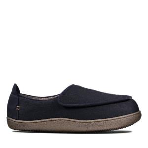 Chinelos Clarks Relaxed Charm Masculino Azul Marinho | CLK274QIR