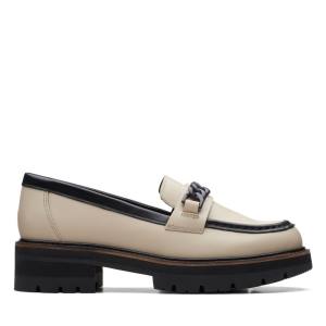 Loafers Clarks Orianna Edge Feminino Pretas Bege | CLK183PDS