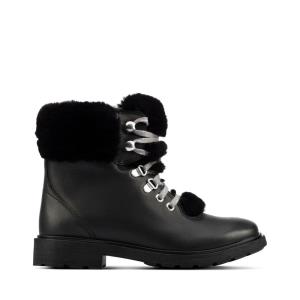 Originals Botas Clarks Astrol Hiker Kid Menina Pretas | CLK567HYU