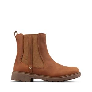 Originals Botas Clarks Astrol Orin Kid Menina Marrom | CLK589FGR