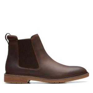 Originals Botas Clarks Clarkdale Hall Masculino Marrom | CLK639EDV