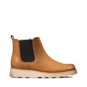 Originals Botas Clarks Crown Halo Kid Menino Marrom | CLK803HKY