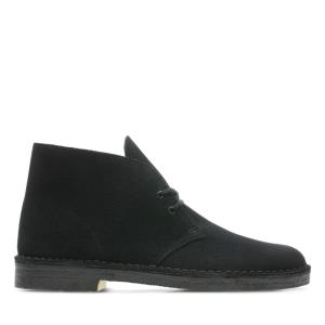 Originals Botas Clarks Desert Boot Masculino Pretas | CLK802SRV