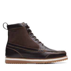 Originals Botas Clarks Durston Hi Masculino Marrom Escuro | CLK623GJI