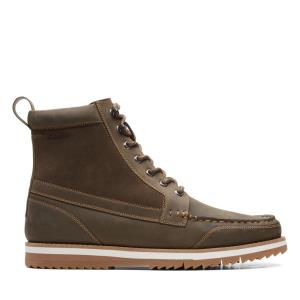 Originals Botas Clarks Durston Hi Masculino Verde Oliva Escuro | CLK718JUD